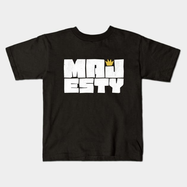 Majesty - Crown Of Glory Kids T-Shirt by Church Store